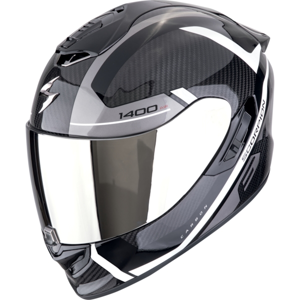 SCORPION EXO-1400 Evo II Air Carbon Enko Black-Silver-Blanc