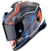 SCORPION EXO-R1 Evo II Air Coup Black-Red-Blue
