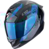 SCORPION EXO-1400 Evo II Air Carbon Platted Noir-Bleu
