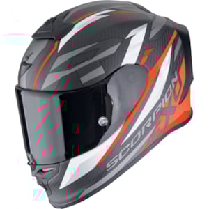 Integraalhelm SCORPION EXO-R1 Evo Carbon Air Runner Mat Zwart-Rood