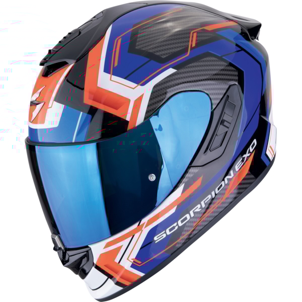 SCORPION EXO-1400 Evo II Air Linart Zwart-Blauw-Rood