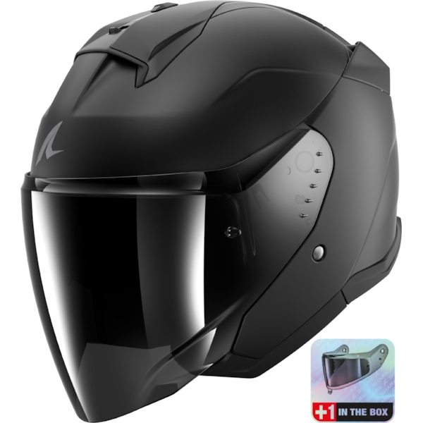 SHARK Skwal Jet Dark Shadow Matt black KMA