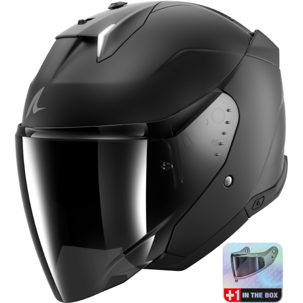 SHARK Skwal i3 Jet Dark Shadow Noir mat KMA