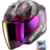 Jet helmet SHARK Skwal i3 Hellcat Lady Matt Black-Chrome-Violet KUV