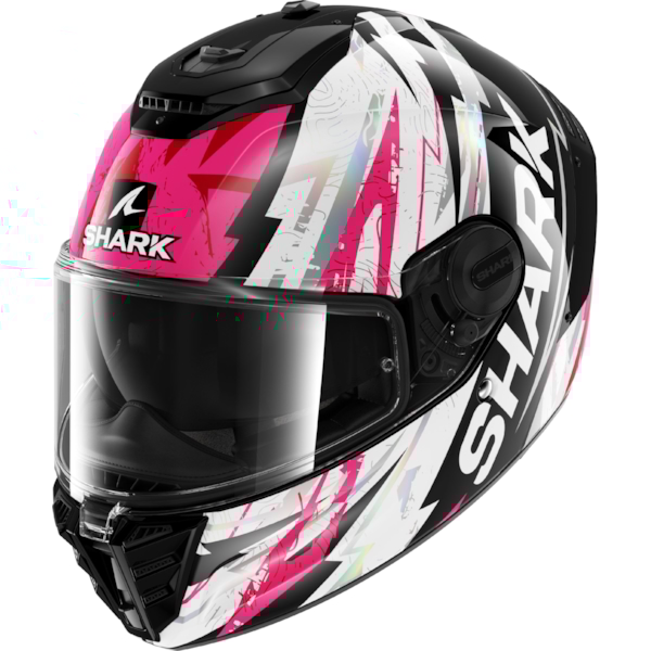 SHARK Spartan RS Hibolt Lady Black-Violet-Chrome KVU