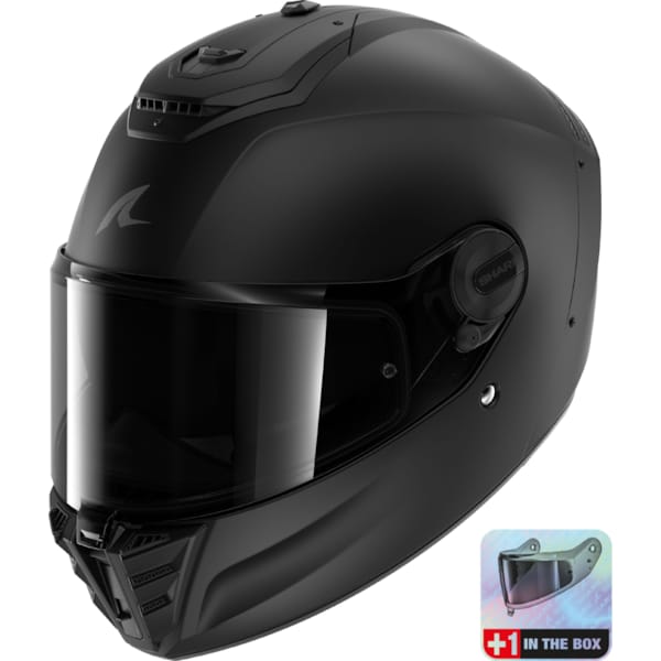 SHARK Spartan RS Dark Shadow Noir mat KMA