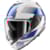 Casque modulable SHARK OXO Sikter Blanc-Chrome-Bleu WUB