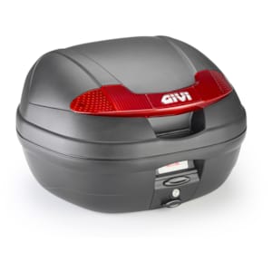Top boxes and side GIVI E340 Vision Monolock Case Red Reflectors