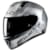 Full-face helmet HJC C10 Aspa Matt grey - White
