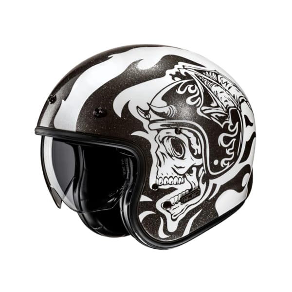 HJC V31 Flame Noir - Gris