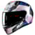 Full-face helmet HJC C10 Aspa Matt grey - Pink