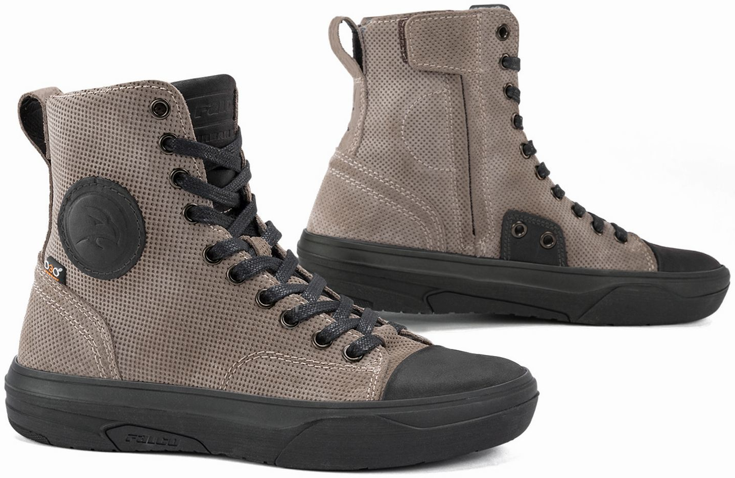 Chaussures moto femmes GIANNI FALCO Lennox 3 Lady Gris Sable