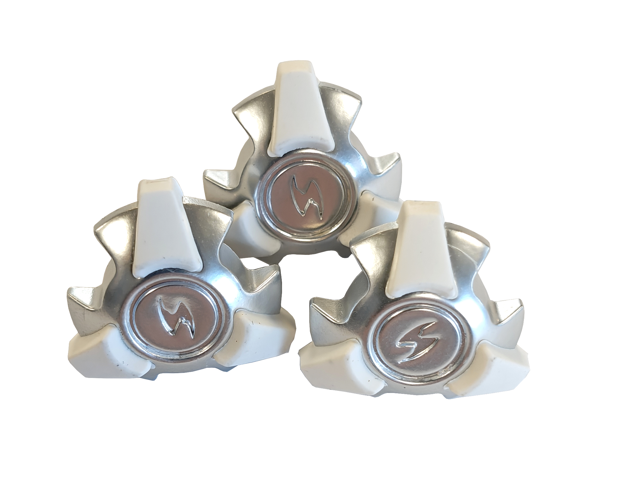 SCORPION VX-16 Zonneklep schroeven Zilver-Wit