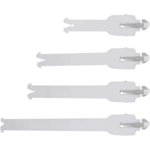 Parts for boots and shoes ALPINESTARS Buckles straps Tech 7 White