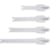 Parts for boots and shoes ALPINESTARS Buckles straps Tech 7 White