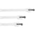 Parts for boots and shoes ALPINESTARS Buckles straps Tech 1/3 Black-White