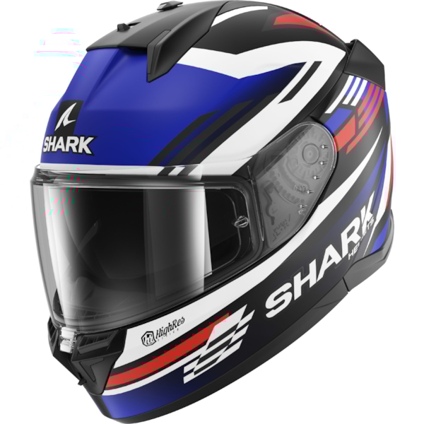 SHARK D-Skwal 3 Firstlap Mat Noir-Bleu-Rouge KBR