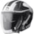 Jet helmet GMS Vectus Graphic Mat Black - White