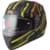 Full-face helmet GMS Hexago Graphic Mat Black - Geel Orange