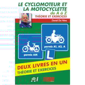 NEW TRAFFIC BOOKS Permis A1, A2, A et AM Théorie & exercices, 2 livres en 1! (Fr)