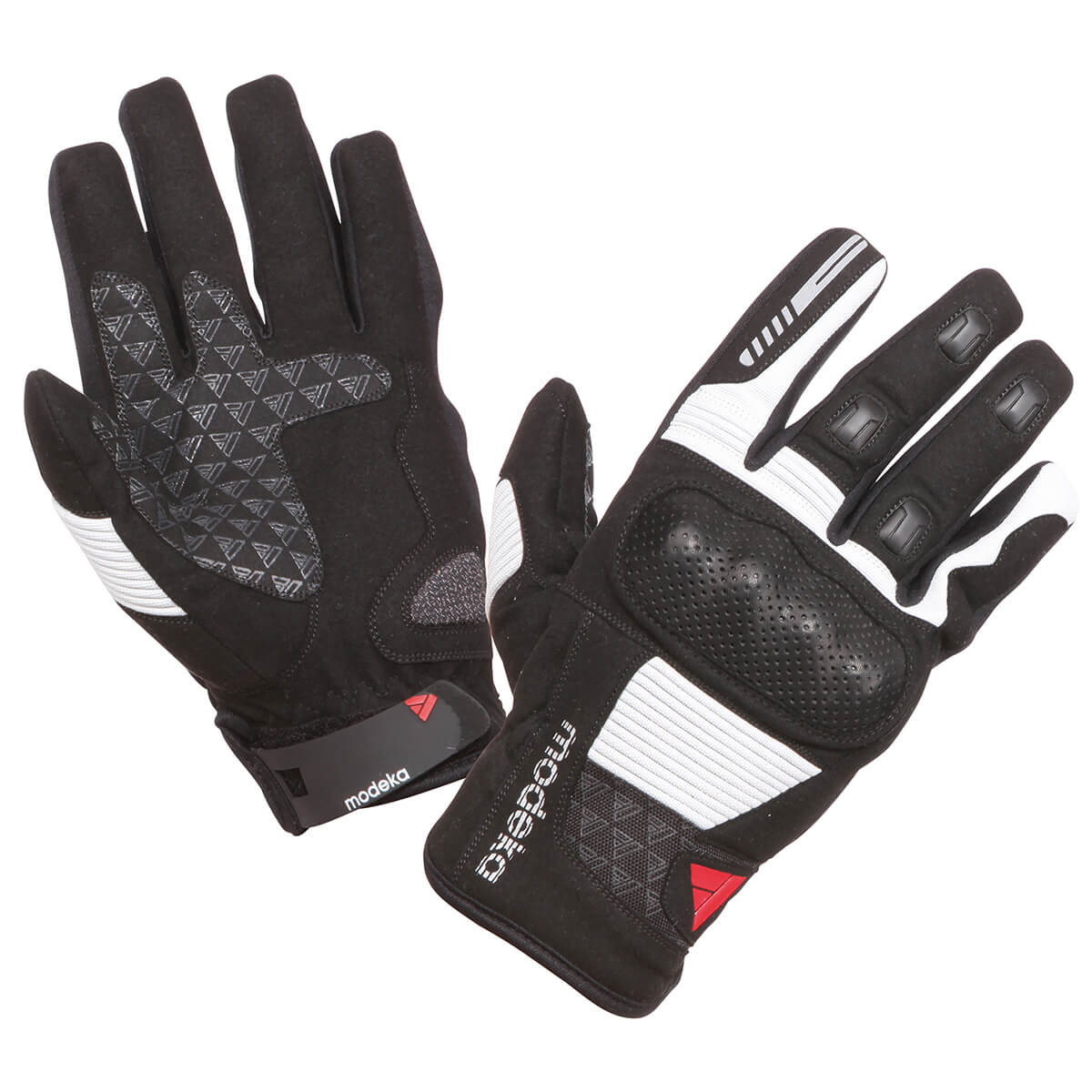 Gants été hommes MODEKA Fuego Noir-Blanc