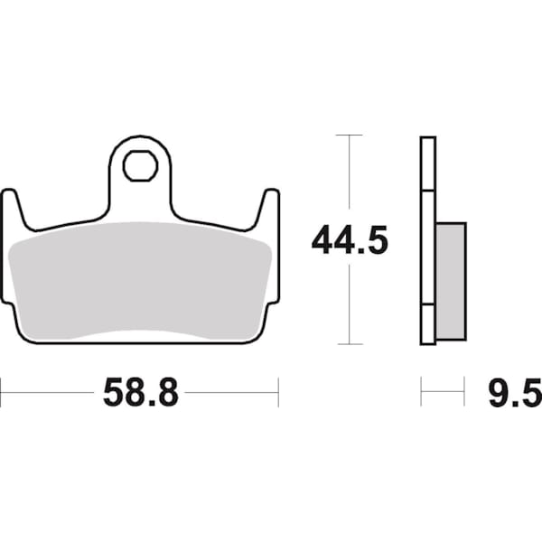 BREMBO Brake Pads Scooter Organic 07016CC