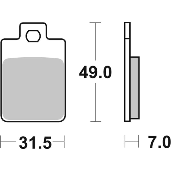 BREMBO Brake Pads Scooter Organic 07017CC