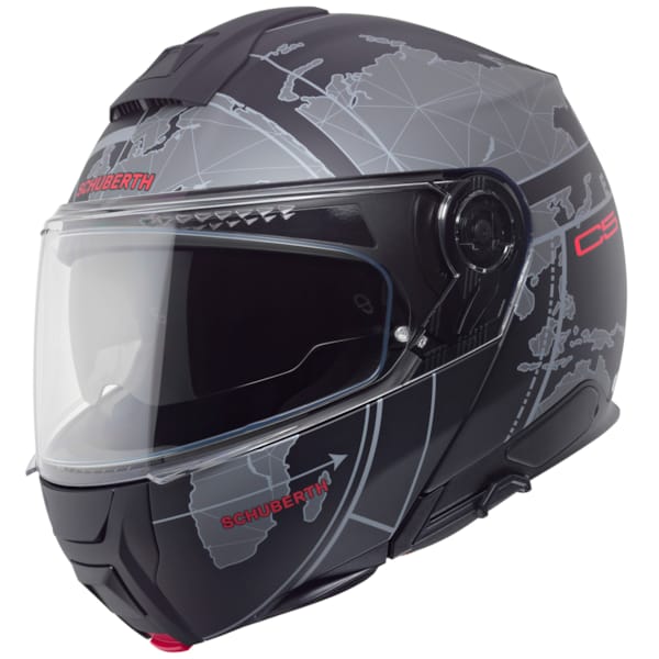 SCHUBERTH C5 Globe Mat zwart - Grijs