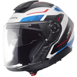 Casque jet SCHUBERTH J2 Sigma Blanc - Bleu