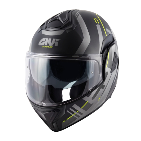 GIVI X30 Pulsar Mat  Noir-Titane-Jaune fluo
