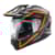 Dual Sport helmet GIVI 80.1 Fiber Apex Matt Titanium-Black-Orange
