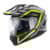 Casque Dual Sport GIVI 80.1 Fiber Apex Mat Noir-Jaune fluo