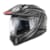 Casque Dual Sport GIVI 80.1 Fiber Apex Mat Noir-Titane-Rouge