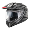 GIVI 80.1 Fiber Apex Mat  Zwart-Titanium-Rood