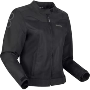 Women's summer motorcycle jacket and hoodie BERING Lady Alias Black