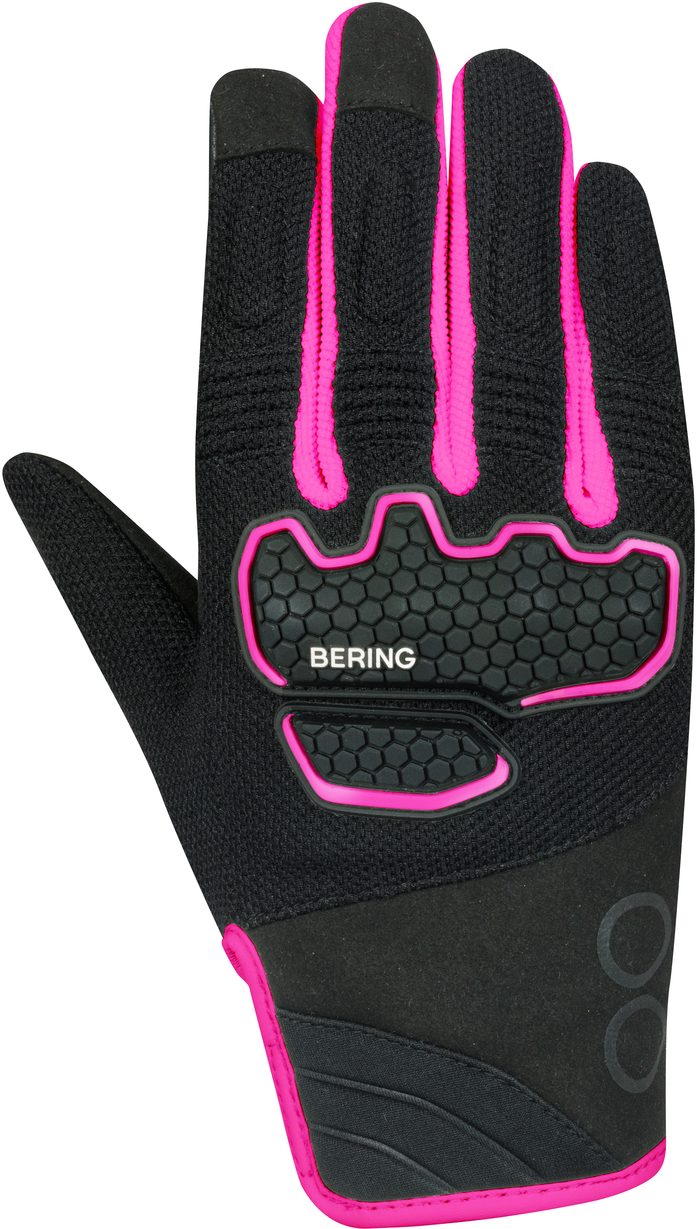 Zomerhandschoenen dames BERING Lady Breeze Zwart-Fuchsia
