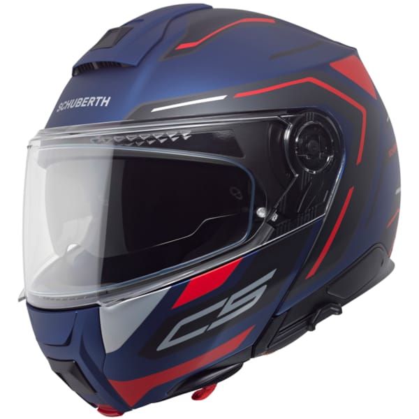 SCHUBERTH C5 Omega Matt blue - Red