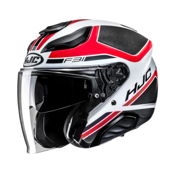 HJC F31 Ceron Matt white - Red