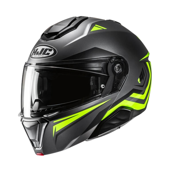 HJC i91 Tricus Mat geel - Grijs