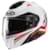 Casque modulable HJC i91 Tricus Blanc - Rouge