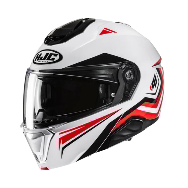 HJC i91 Tricus Blanc - Rouge