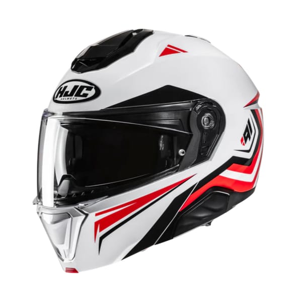 HJC i91 Tricus White - Red