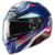 Casque modulable HJC i91 Tricus Mat bleu - Rouge