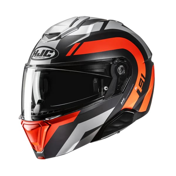 HJC i91 Arven Mat rouge - Gris