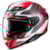 Casque intégral HJC F71 Fes Mat gris - Rouge