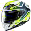 HJC F71 Fes Mat jaune - Bleu