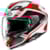 Integraalhelm HJC F71 Tozz Wit - Rood