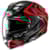 Casque intégral HJC F71 Carbon Nevio Noir - Rouge
