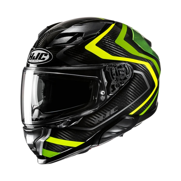 HJC F71 Carbon Nevio Zwart - Geel