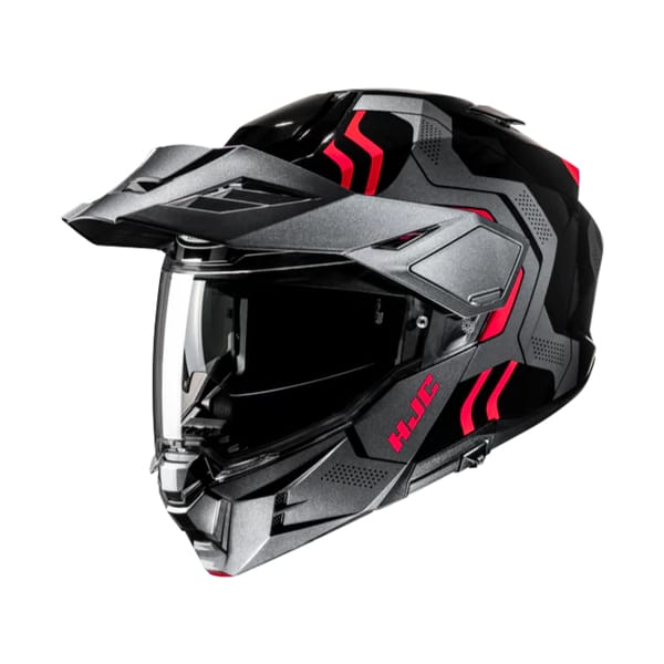 HJC i80 Velly Noir - Rouge